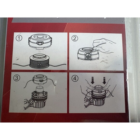 Genuine Snapper ST60V 60 Volt Trimmer Replacement Spool Dual Line New Sealed - Picture 5 of 7